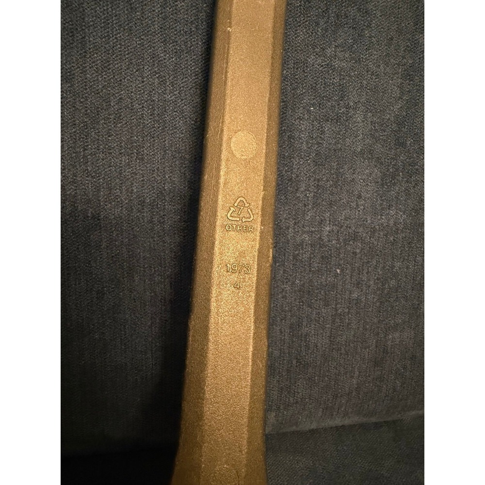 Vintage Rubbermaid Black Plastic Serving Cooking Spoon 1973 Kitchen Utensil - Picture 2 of 4